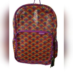 Eastsport 16 3/8" Multicolored Mesh Backpack